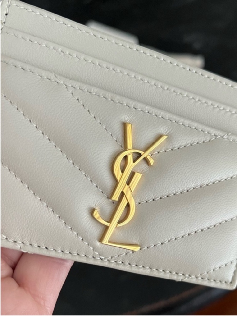 Saint Laurent Lambskin Leather Card Case - Picture 5 of 16